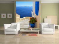 Fototapeta SCHODKI OIA Santorini